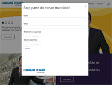 Tablet Screenshot of florianopesaro.com.br